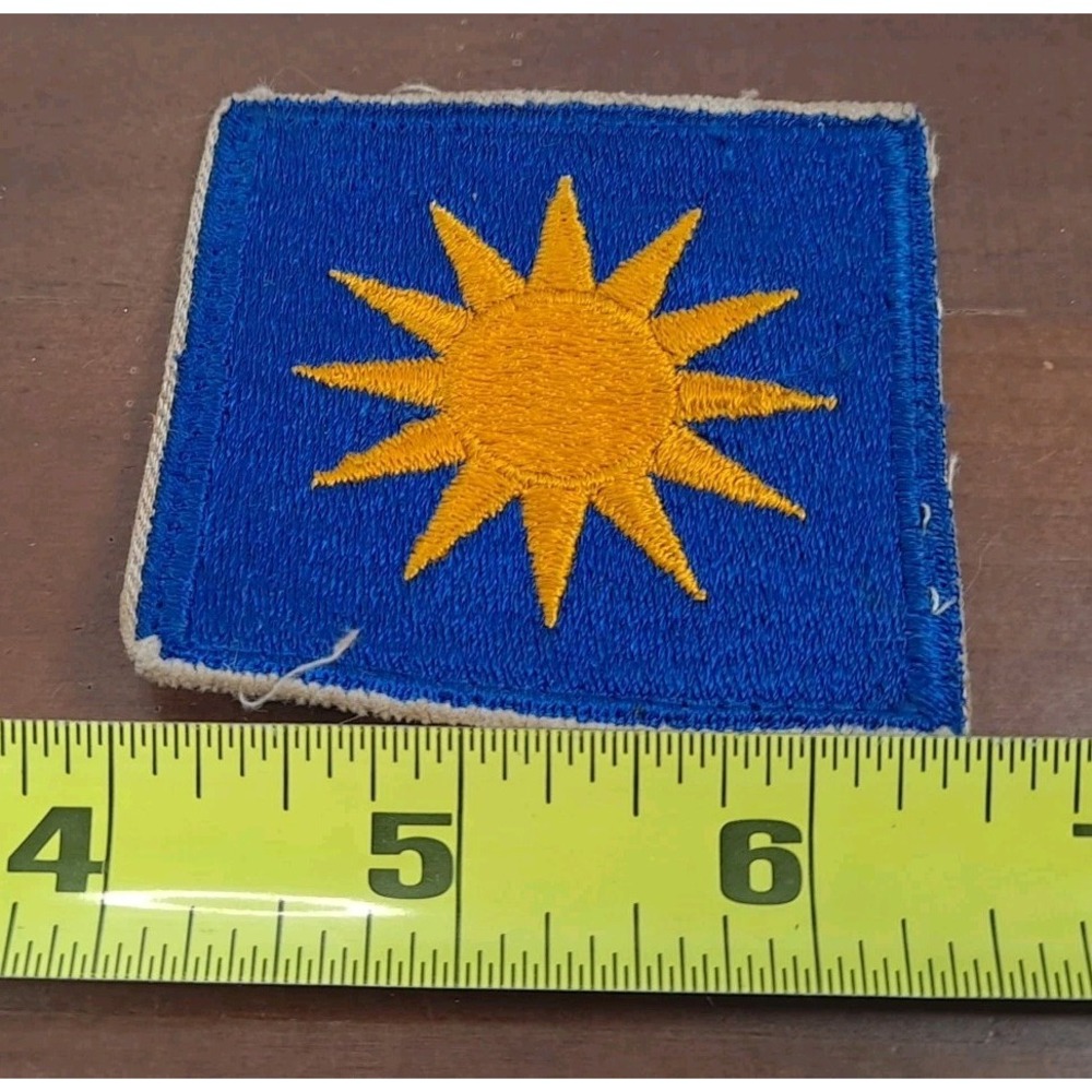 US Army Patch 40th Infantry Brigade Division NOS Sew On Navy Blue With Sun Burst